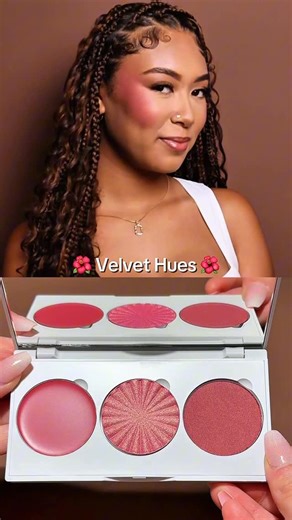 OFRA Cosmetics Makeup & Skin Care Made in the USA on Instagram: "Meet your berry bestie 🍓! Velvet Hues delivers a trio of cream, powder, and blushlighter textures for cheeks that are romantic, radiant, and ready to stand out! ✨ #blush #berryblush"