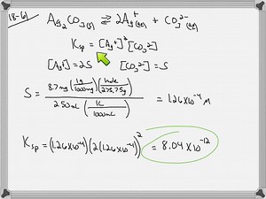 SOLVED:Silver acetate, Ag(CH3 CO2), is marginally soluble in water. What is the Ksp for silver acetate if 1.190 grams of Ag(CH3 CO2) dissolve in 99.40  mL of water?