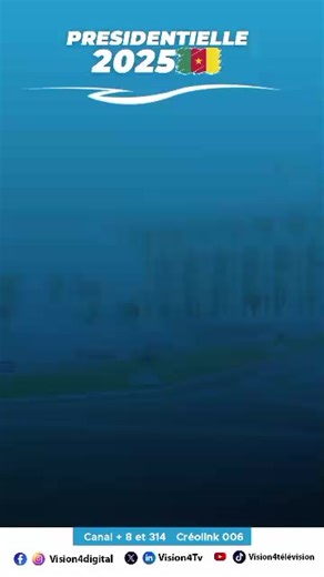 Vision4 et toutes ses plateformes Digitales entre en mode campagne présidentielle 2025. Chaque minute comptera. 🎯 suivez chaque étape de la campagne, du terrain aux coulisses à la minute près . 🔴Restez connectés sur toutes nos plateformes digitales #Visionners #followers #election2025 | Vision 4 Digital