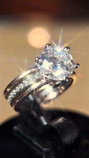 Julie Rose Gold Certified Lab Crafted Multi Layer Ring With High Quality 925 Silver