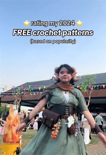 ⭐️ Rating my 2024 FREE crochet patterns ⭐️ • Thank you all for all of your support! However, as 20% of my followers are from the US, where the TikTok ban will take effect soon, many of you will not be able to see me and get my free patterns! So please follow me on my IG (link in bio) under the same handle, where I post the same content 🥰🫶. Thank you again and look forward to some new patterns soon! • #freecrochetpattern #freepattern #crochet #crochetpattern #rating #tiktokban #crochetersoftikt