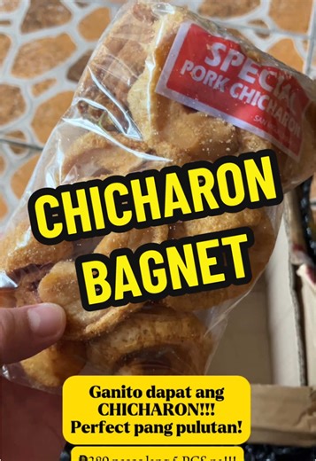 Ganito dapat ang CHICHARON!!! Lahat may backfat at perfect ipares sa masabaw na ulam at PULUTAN! #chicharon #cravings #cravingsatisfied #chicharonbagnet #crispy #pulutan