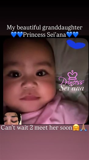 ASI & OKA SEKONA on Instagram: "Counting down days till I finally get 2 meet my 1 & Only #Granddaughter 🤗 My #PRINCESS #SEI’ANA 💙💙 GRANDMA CANT WAIT 2 HOLD U 🥹💙💙"