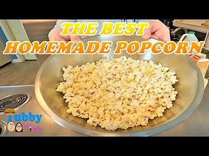 HOW TO MAKE POPCORN JUST LIKE THE MOVIES | The Best Popcorn Ever Made Right On Your Stovetop!