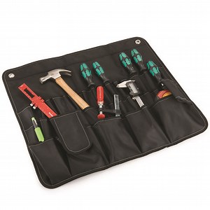 WoodRiver 30 Pocket Black Tool Roll Organizer | Woodcraft