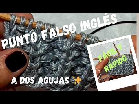 Punto Falso 🤫 Inglés a #dosagujas ¡Rápido y #fácil !