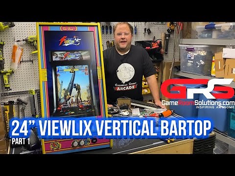 24" Viewlix Vertical Bartop build from Game Room Solutions CoinOPs VS Pinball!!!