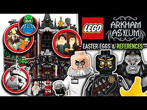 EVERY REFERENCE & EASTER EGG in the LEGO Arkham Asylum