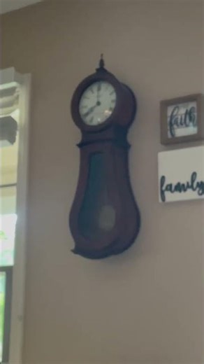 My Friends Battery Powered Chiming Clock Chiming At 8AM