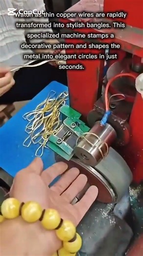 Fast Copper Bangle Stamping