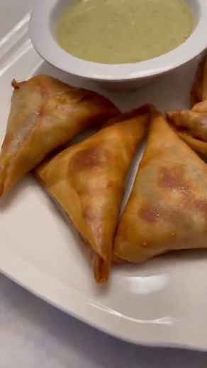 Easy Keema Samosa with spring roll sheets! Full recipe in description box!