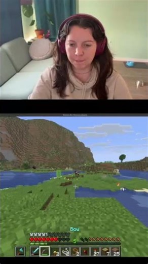 Minecraft Player Frustrated Over Missed Shot, Names New Baby #shorts