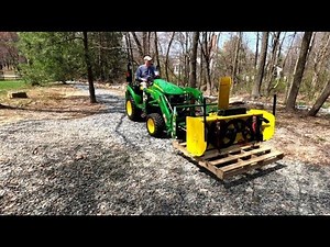 John Deere 2025R - Palletizing Snow Blower & Storing for the summer