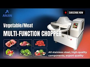 Automatic Bowl Cutter Chopping Machine | Meat & Vegetable Cutter Mixer for Sausage