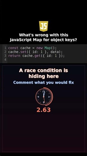 Whats wrong with this JavaScript Map for object keys? #whatswrongwiththisjavascriptcode
