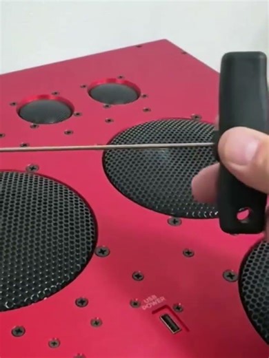 Fixing a DiamondBoxx speaker grille dent