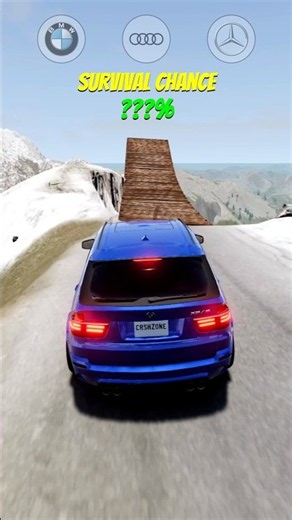 BMW X5 vs Audi S8 vs Mercedes C-Class: Survival Drop Test