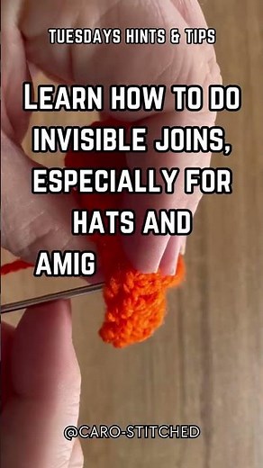Make Your Crochet Joins Completely Invisible 🧶 #crochettutorial #crochettips #seamless