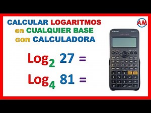 How to calculate logarithms in any base with a calculator | Super easy 🤩