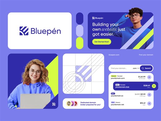 Bluepen : Web Hosting - Visual Identity