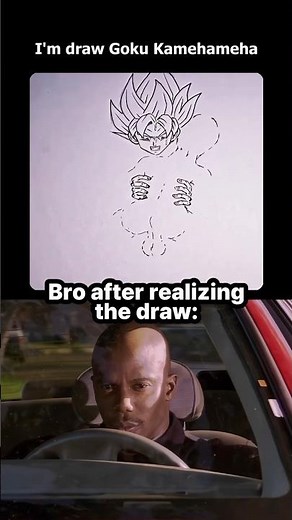 How to draw Anime Goku 🤔👀