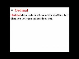 Variable Measurement Scales