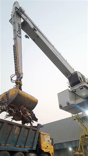 Massive Crane Unloading Paper Cargo | Ship to Port Operation