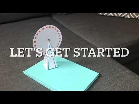 How to make a craft model of the London Eye #londoneye #kidscraft #primaryschool #kidsfun