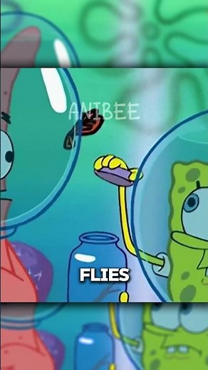 Spongebob Was Scared of a Butterfly 😱😍 | #spongebob #shorts