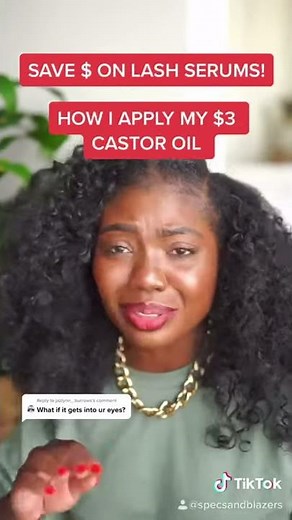 How to apply castor oil to your lashes