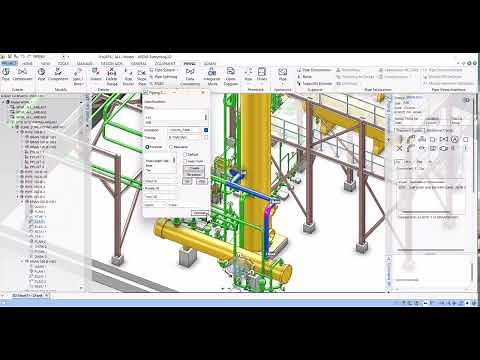 PDMS Piping Component Form and List Form in aveva E3D
