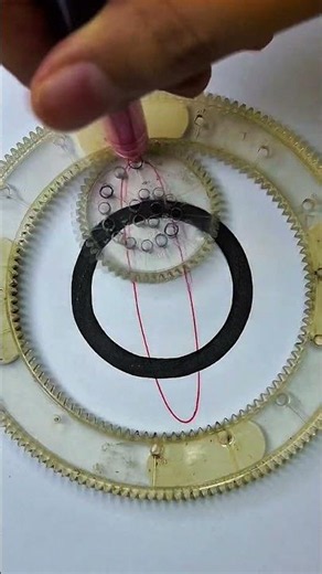 This Tiny Gear Creates Amazing Spirograph ASMR#spirograph #asmr #satisfyingshorts #viralasmr