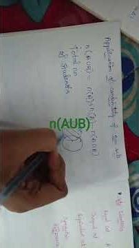 application of cardinality of 2 sets 9th maths #basicmath