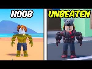 Becoming UNBEATABLE in Gym Star Simulator! (Movie)