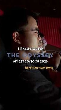 my first 10/10 this 2026 #theodyssey #twocents
