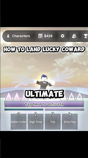 How to Actually land lucky coward ultimate…