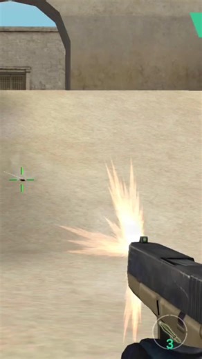 CS 1.6 Glock 18 Reload + Fire + Recoil Control Tutorial #shorts