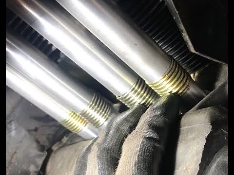 VW Bug Karmann Ghia Pushrod Tube Removal-Engine in