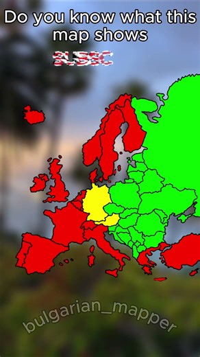 Do you know what this map is about?#map #mapping #europe#video #bulgaria#guess#geographythroughmaps