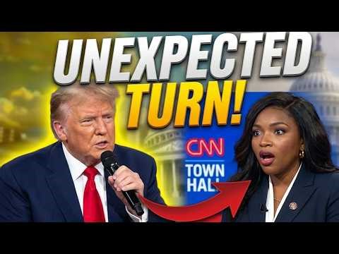 Trump’s CNN Town Hall with Crockett Takes an Unexpected Turn