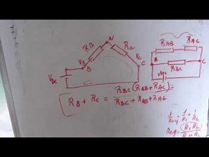 Resistors - Resistance Assembly - Triangle to Star Transformation
