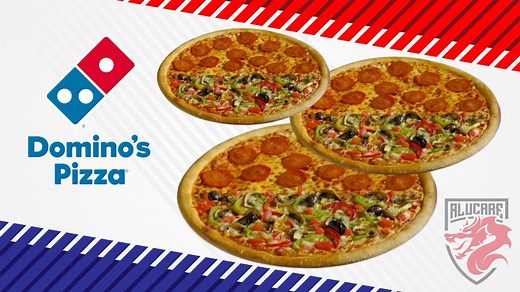 What are the pizza sizes at Domino's?