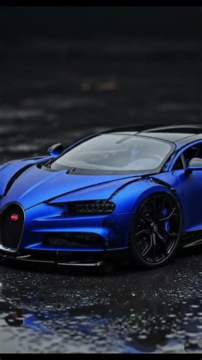 Cube to Bugatti Chiron Transformation 🤯🔥 | Blue Hypercar AI #aivideo