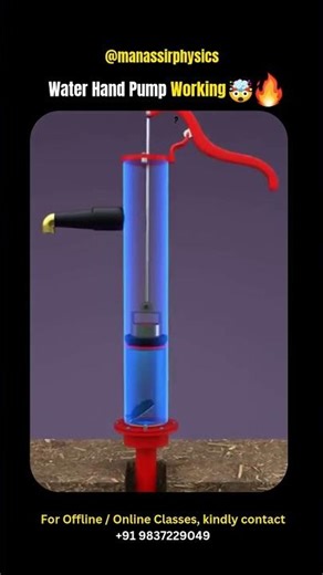 How Does a Water Hand Pump Work? Let's crack #physics #science #physicsexperiment