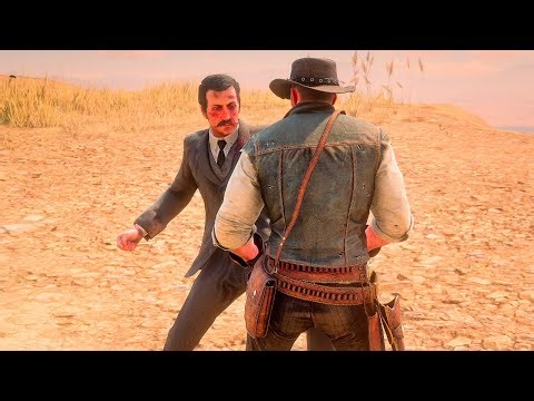 John Marston vs The Strange Man | RDR2 Hand to Hand Combat