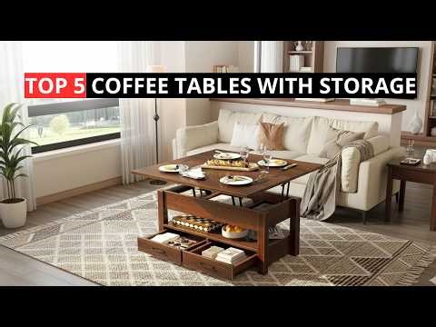 🔥5 Best Coffee Tables with Hidden Storage on Amazon | Best Coffee Tables for Living Room