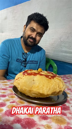 Authentic Bengali Snacks - Dhakai Paratha #part2 #foodreview #foodshorts #foodie #streetfood