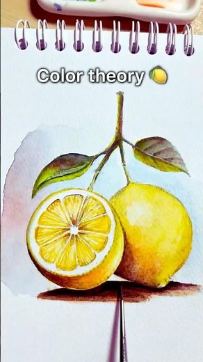Color Theory in Watercolor 🍋 | Complementary Colors Explained