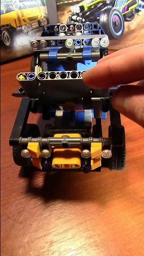 Modification of LEGO Technic 42164 using set 42147 – Dakar Pickup Truck! #lego #legotechnics