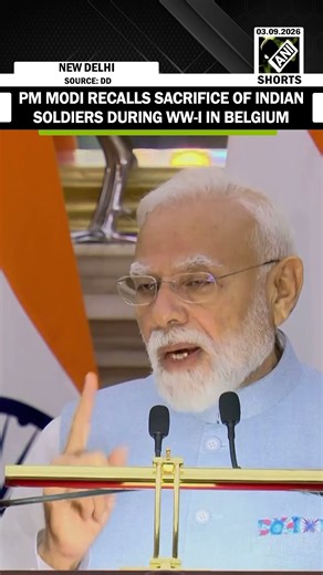 ‘Vital part of our memory’ PM Modi recalls sacrifice of Indian soldiers during WW-I in Belgium